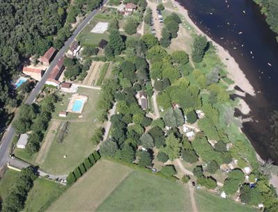 Camping La Plage, camping 3 étoiles avec piscine, location de mobil homes, accès direct rivière, près de Sarlat, Castelnaud et Lascaux en Dordogne Périgord Noir